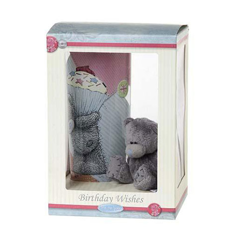 Birthday Wishes Hi-Ball Glass and Bear Me to You Bear Gift Set £9.99
